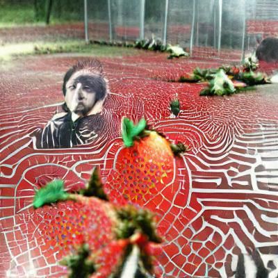 Strawberry Field AI Generated Image