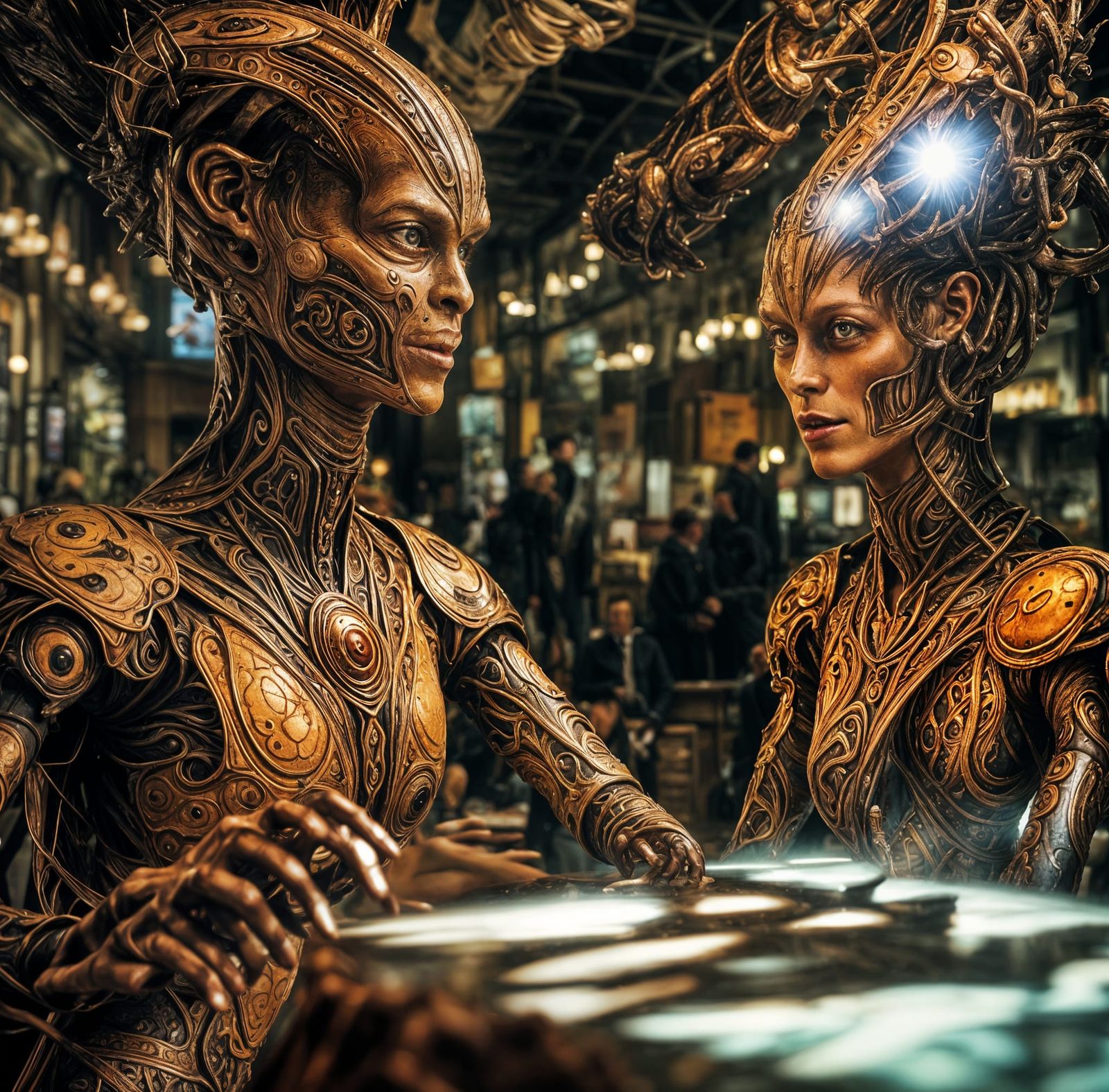 Photorealistic Aliens with Exotic Fashion