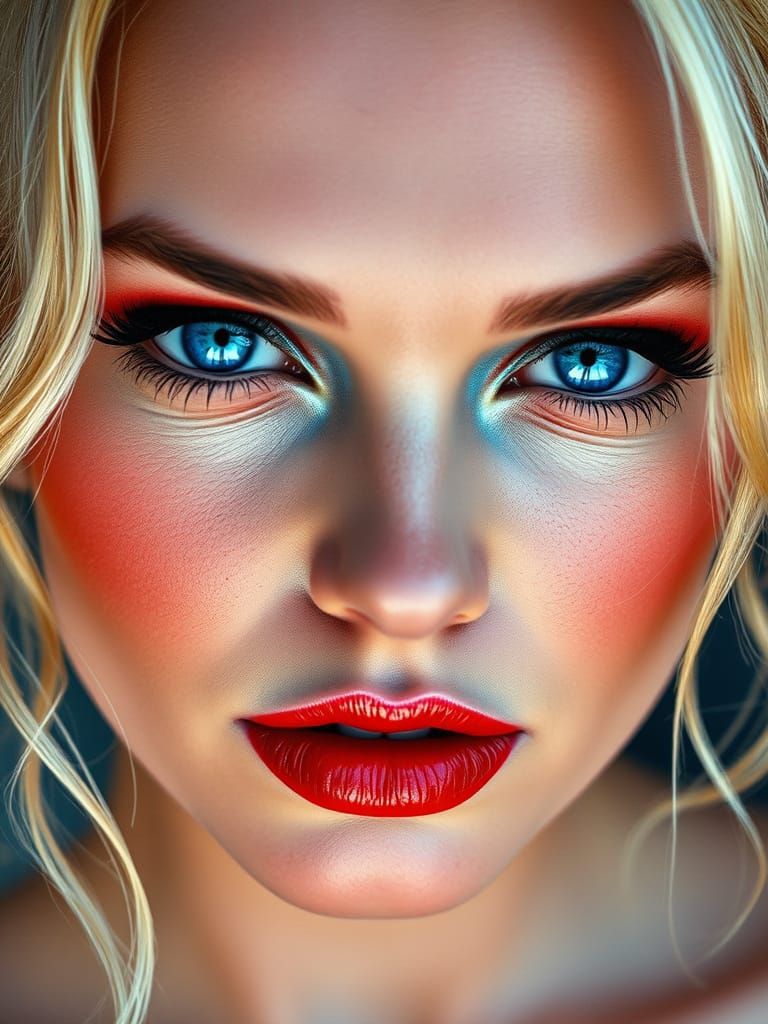 Pale Skin Beauty in Soft Watercolors