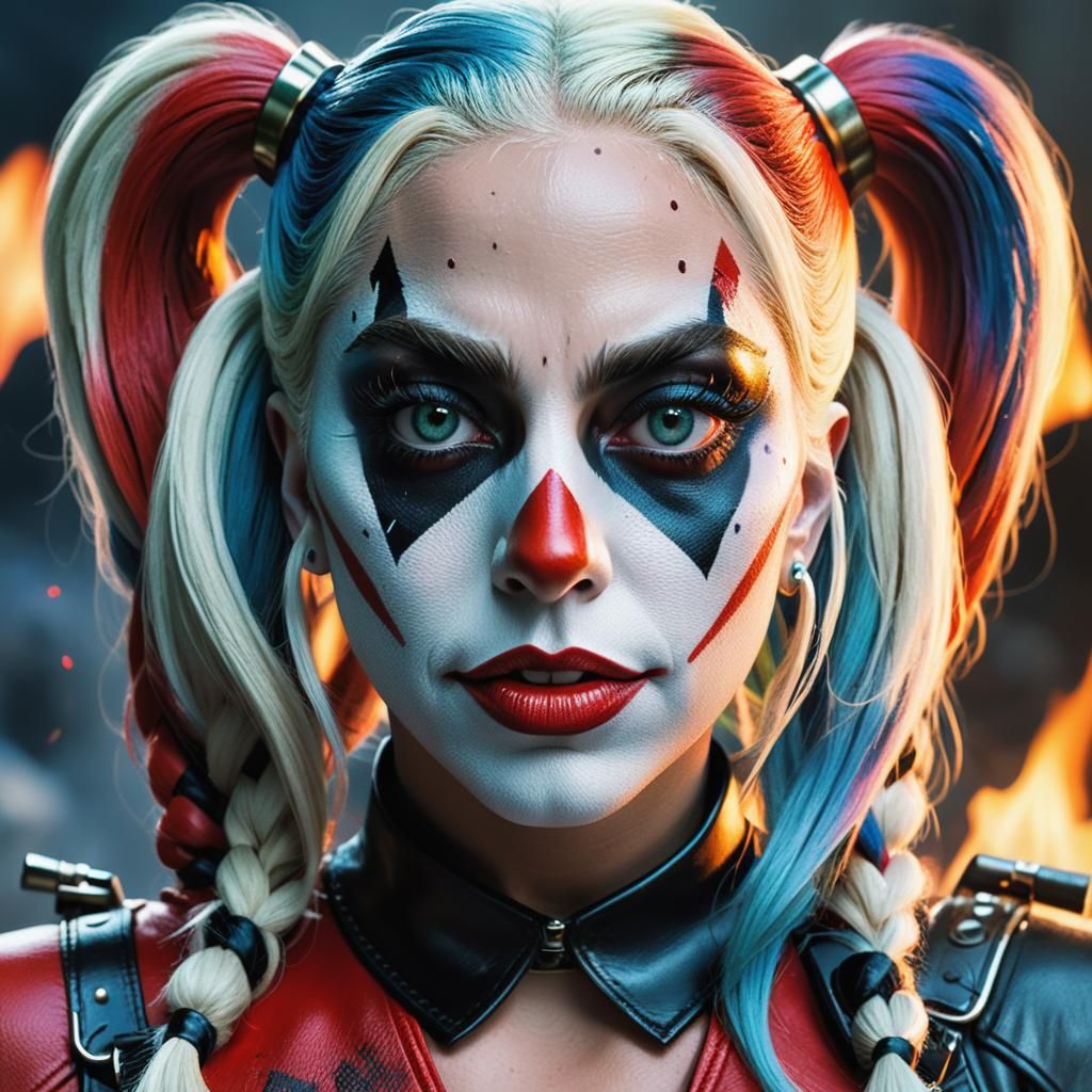 Harley Quinn's Unsettling Gaze