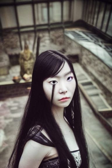 Ethereal Goddess in Magical Hyperdetailed Landscape