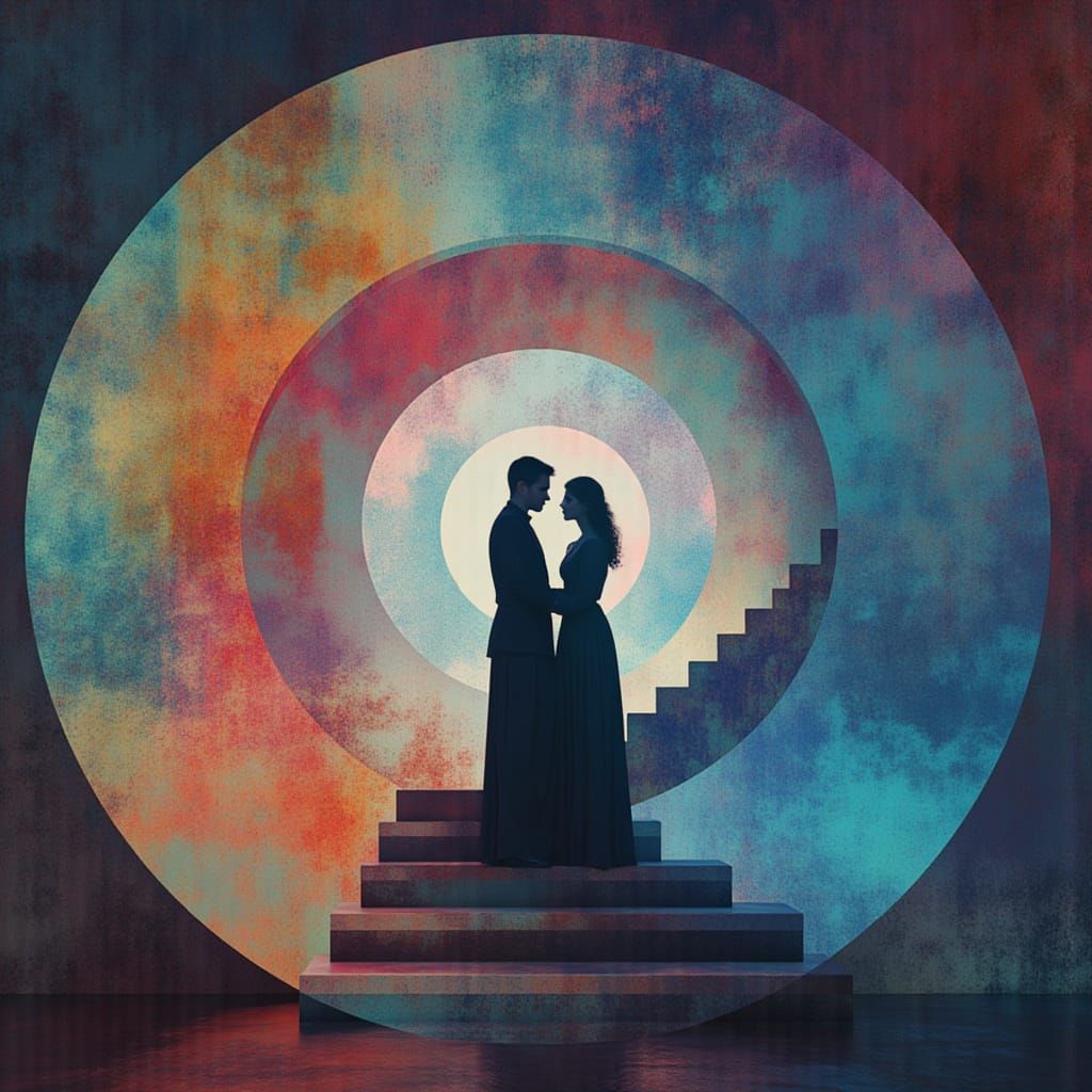 Ethereal Geometry Wedding in Dreamlike Colour Theory