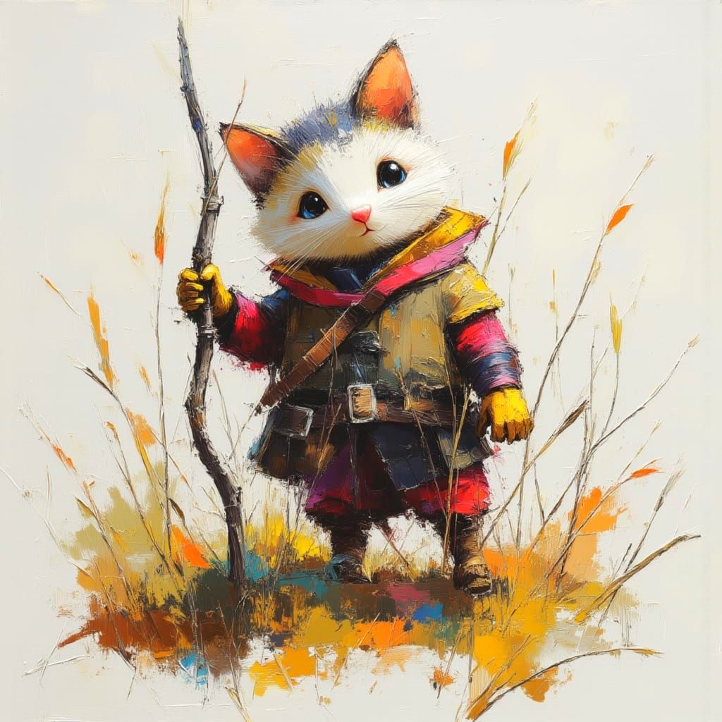 Stylized Character Portrait Using Taika LoRA