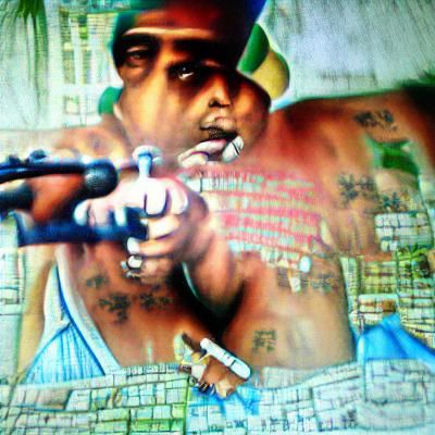 Gangster Paradise: Urban Street Scene