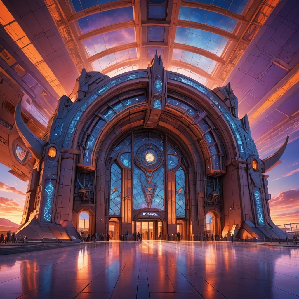 Denver Airport's Hidden Door: Mystical Futuristic Concept Ar...