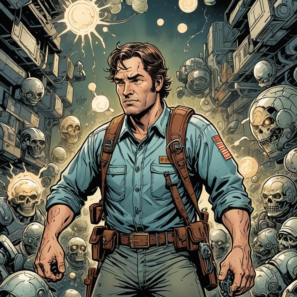 The Fart Keeper: Comic Book Art Illustration