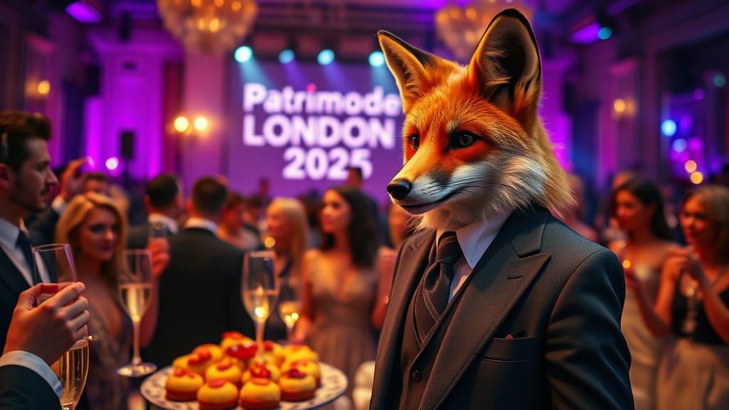 Dapper Fox at London Fashion Show: Vintage Film Still
