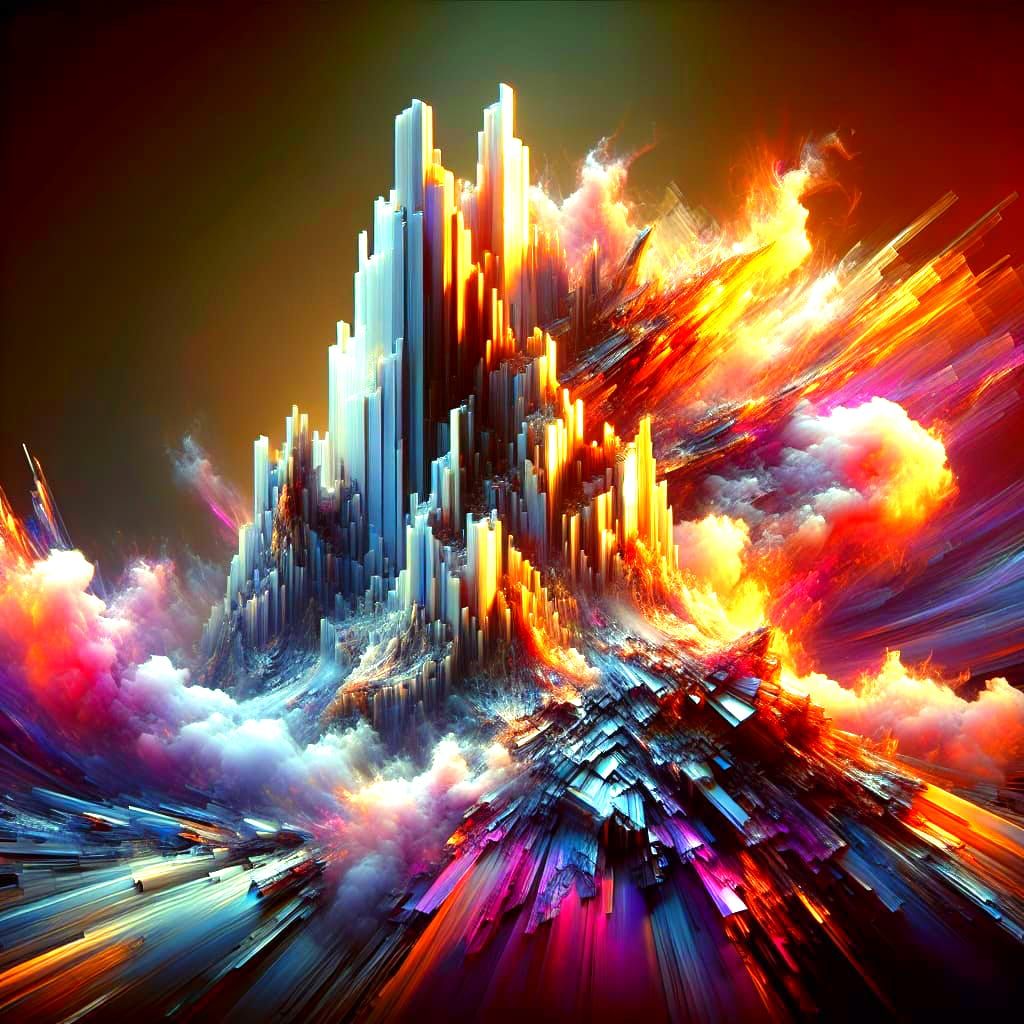 Hyperrealistic Shattered Diffusion Manifold in Cinematic Sty...