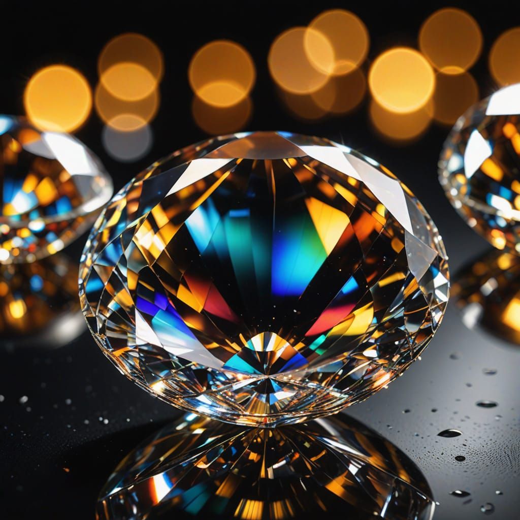 Diamonds in a Golden Aura