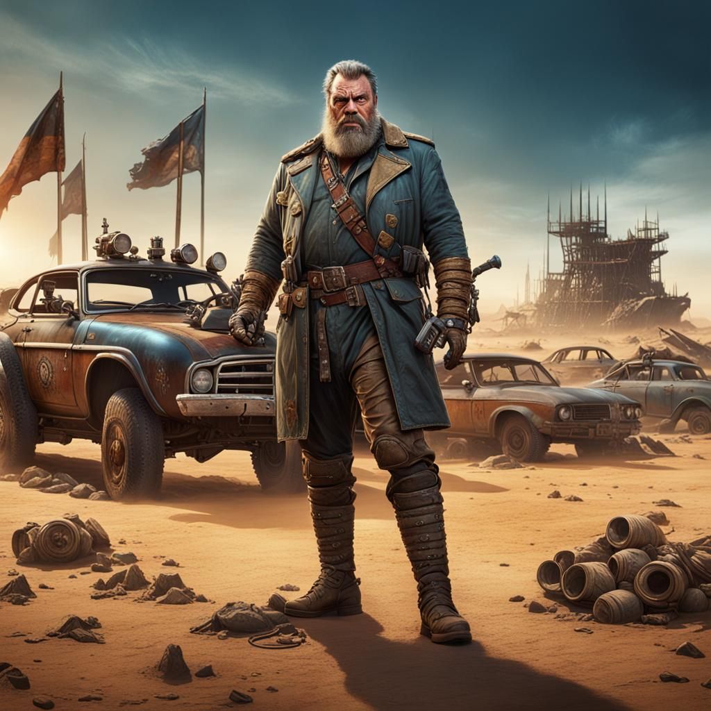 Brian Blessed as Mad Max Wasteland Warlord