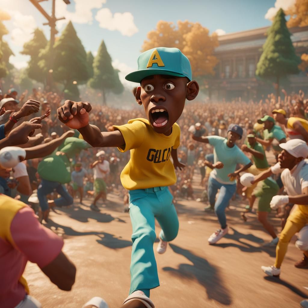 Tyler, The Creator: 3D Game Cinematic Scene
