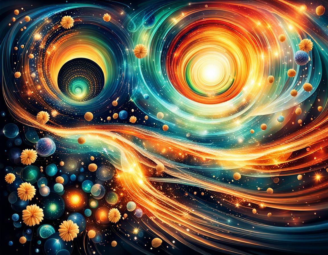 Abstract Image of Eternal Happiness