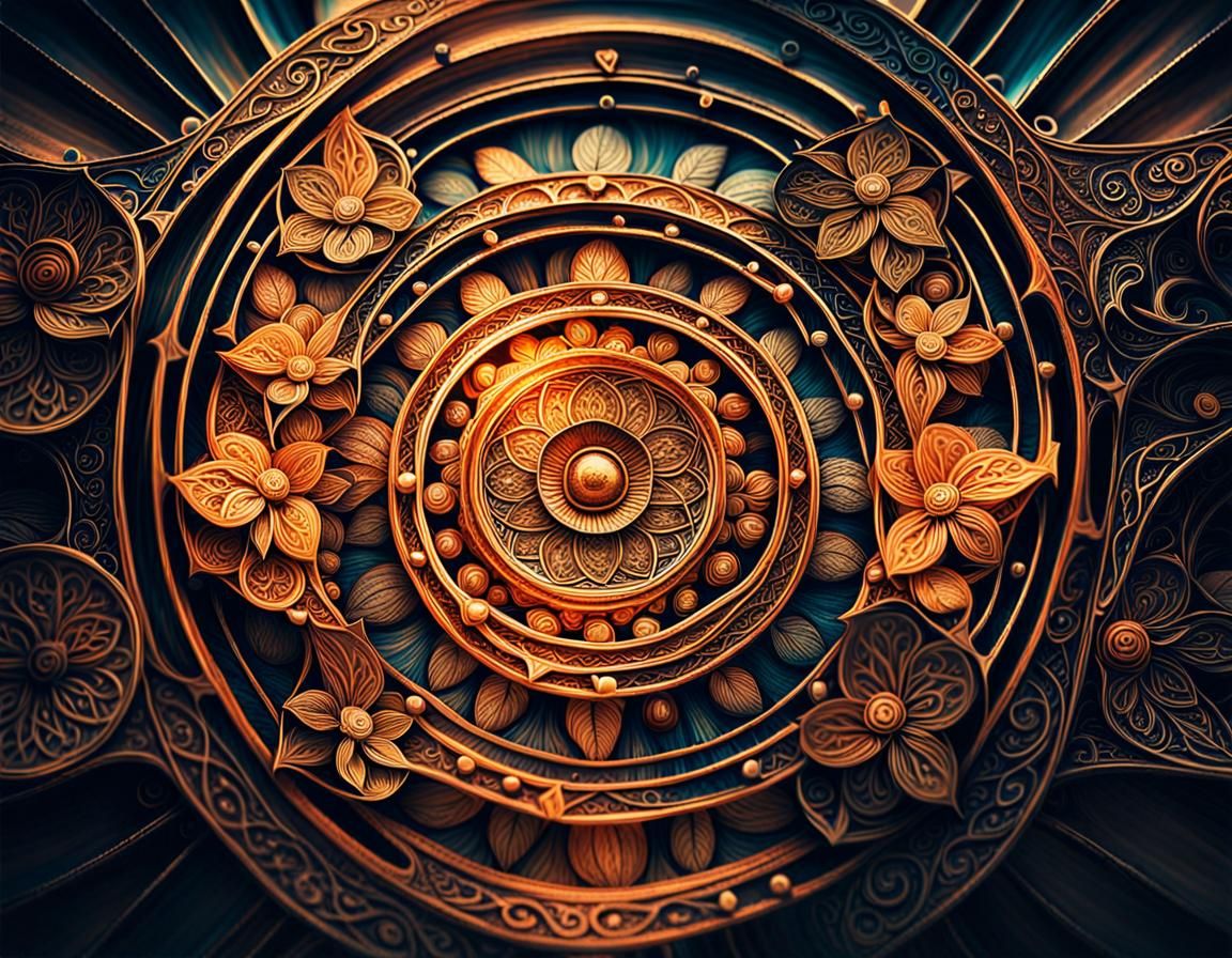 Abstract Image of Eternal Happiness
