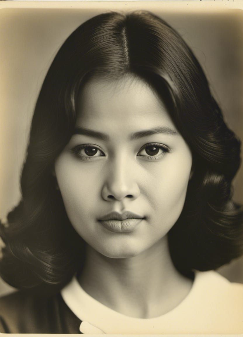 Portrait of a Beautiful Indonesian Woman