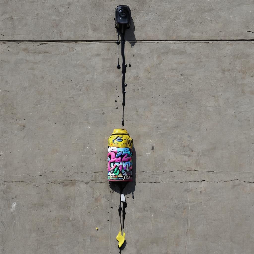 Colorful Graffiti Art with Abstract Forms