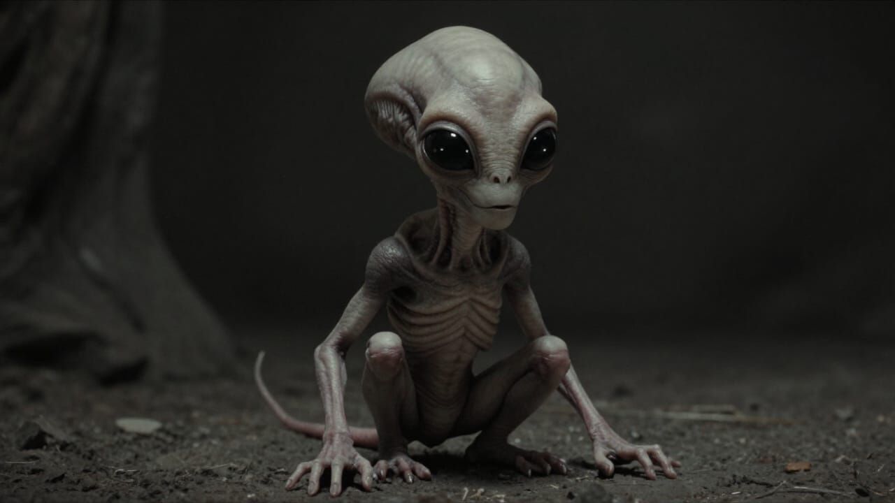 Hyperrealistic Alien Being in Cinematic Style