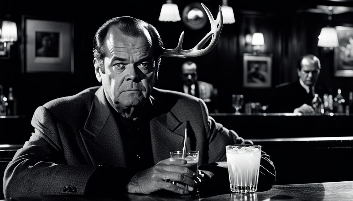 Jack Nicholson Film Noir with Antlers