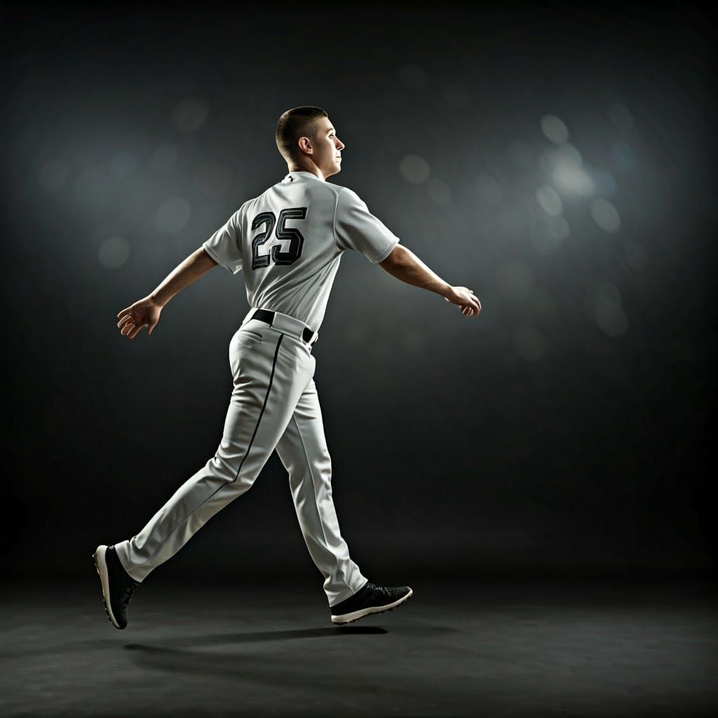 Baseball Player Running: Professional Sports Photography