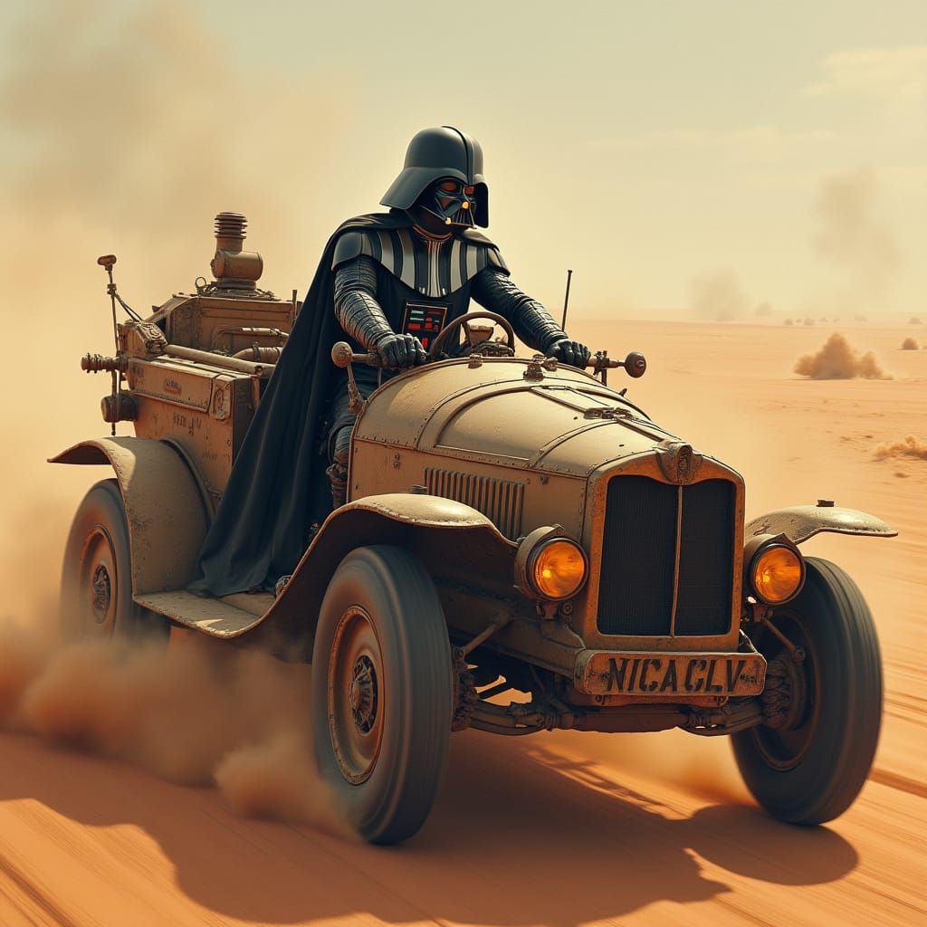 Darth Vader's Mad Max Desert Race