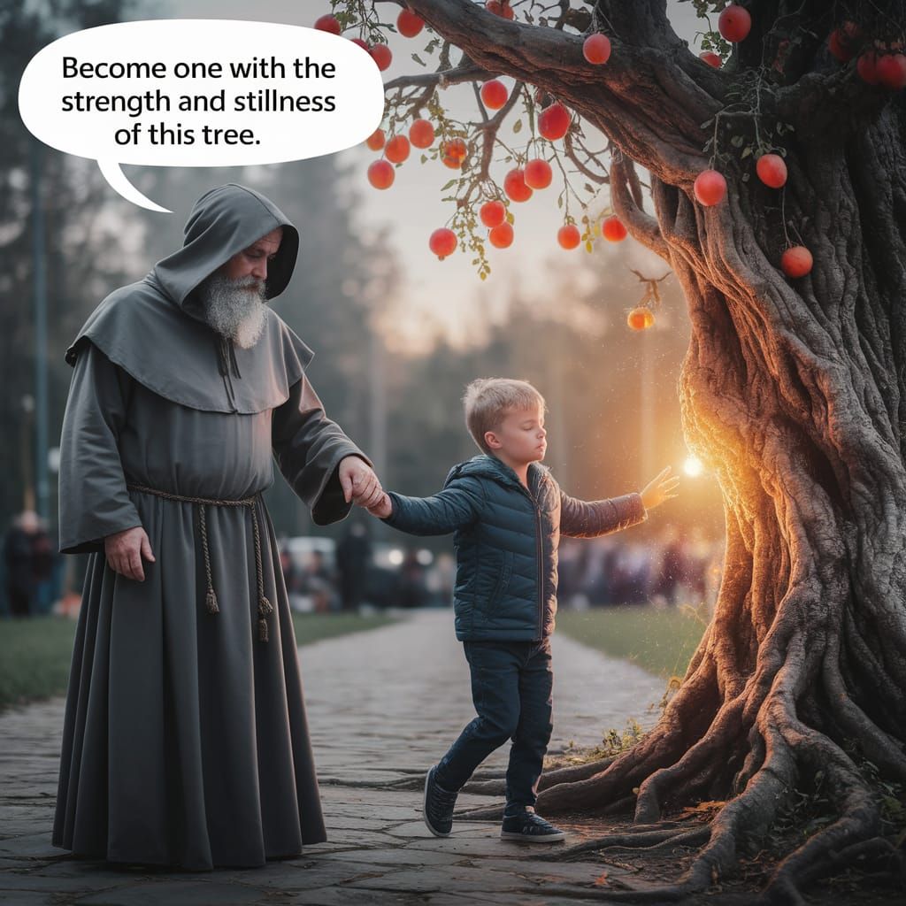 Father Calms Son's Meltdown with Nature's Aura