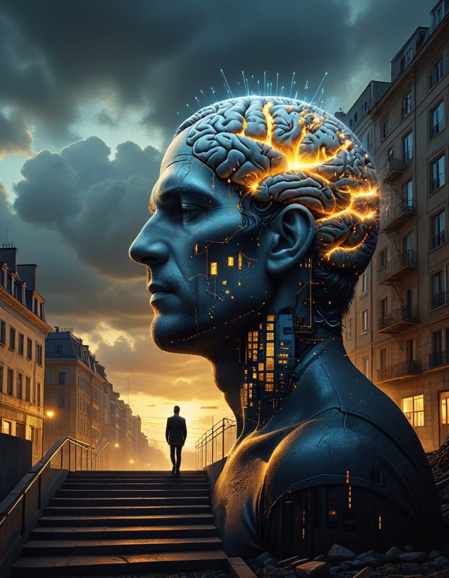 Surreal Digital Art in Vibrant Colors