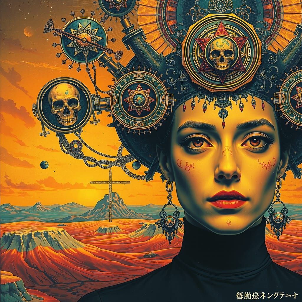 Abstract AI Visualization of Scientific Concepts