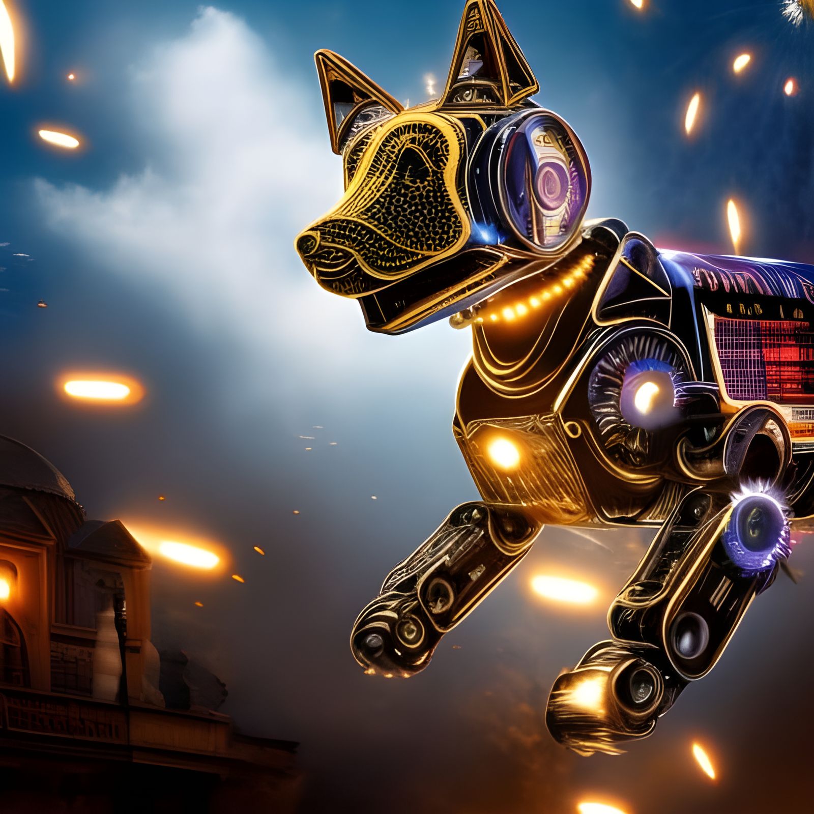 Sparky the Robo pup! 🐾💥