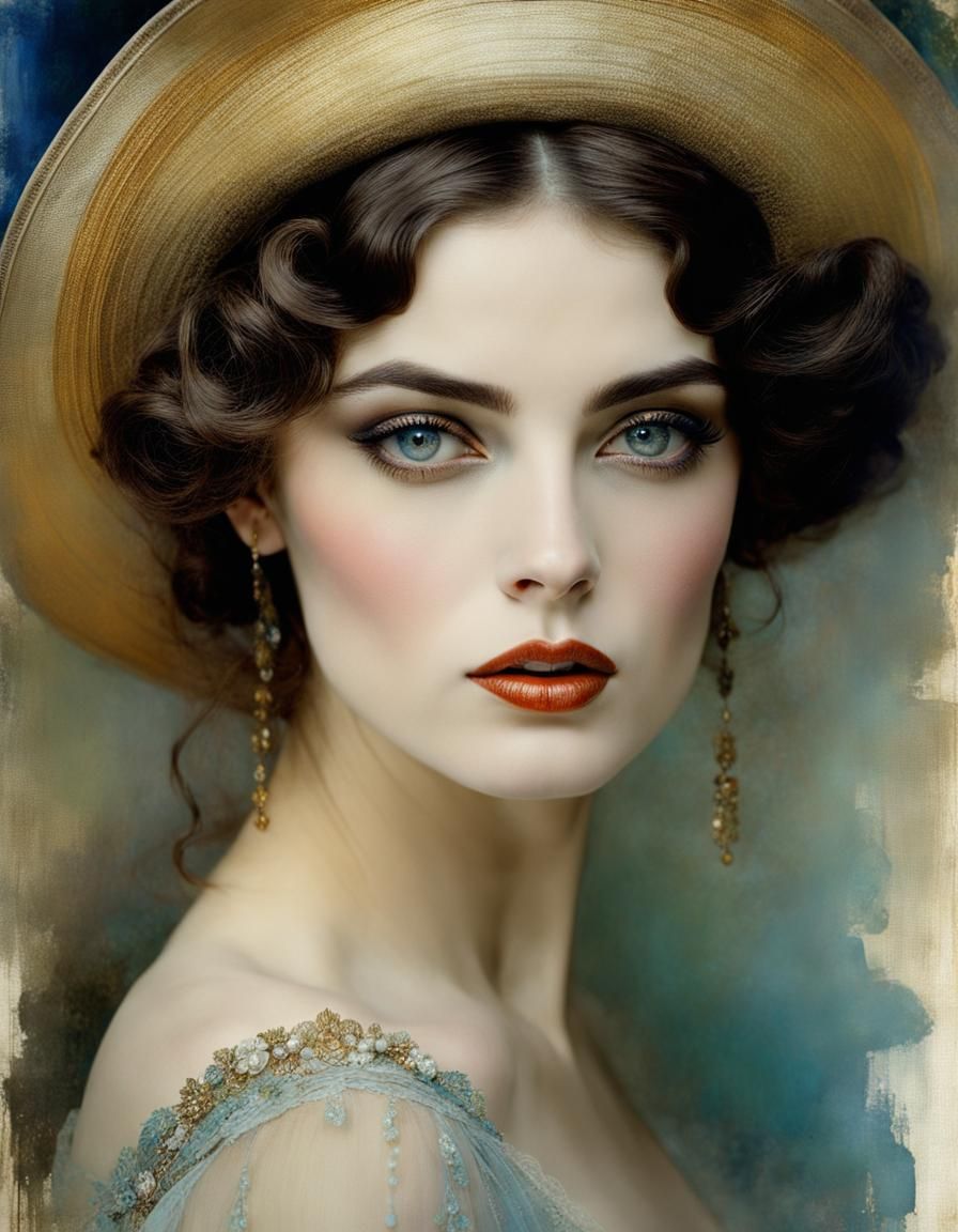 Janet Ruth Montgomery Belle Epoque Portrait