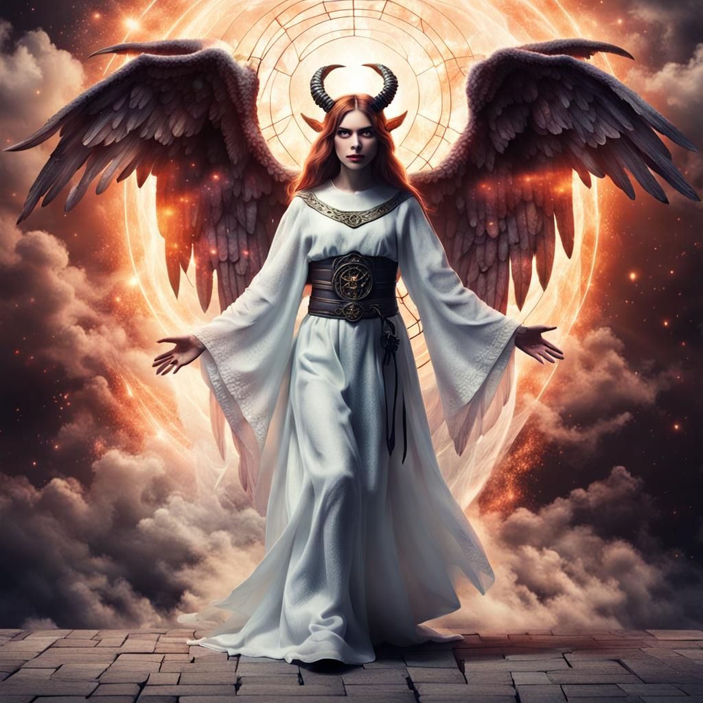 Female Demon Attends Angelic Therapy