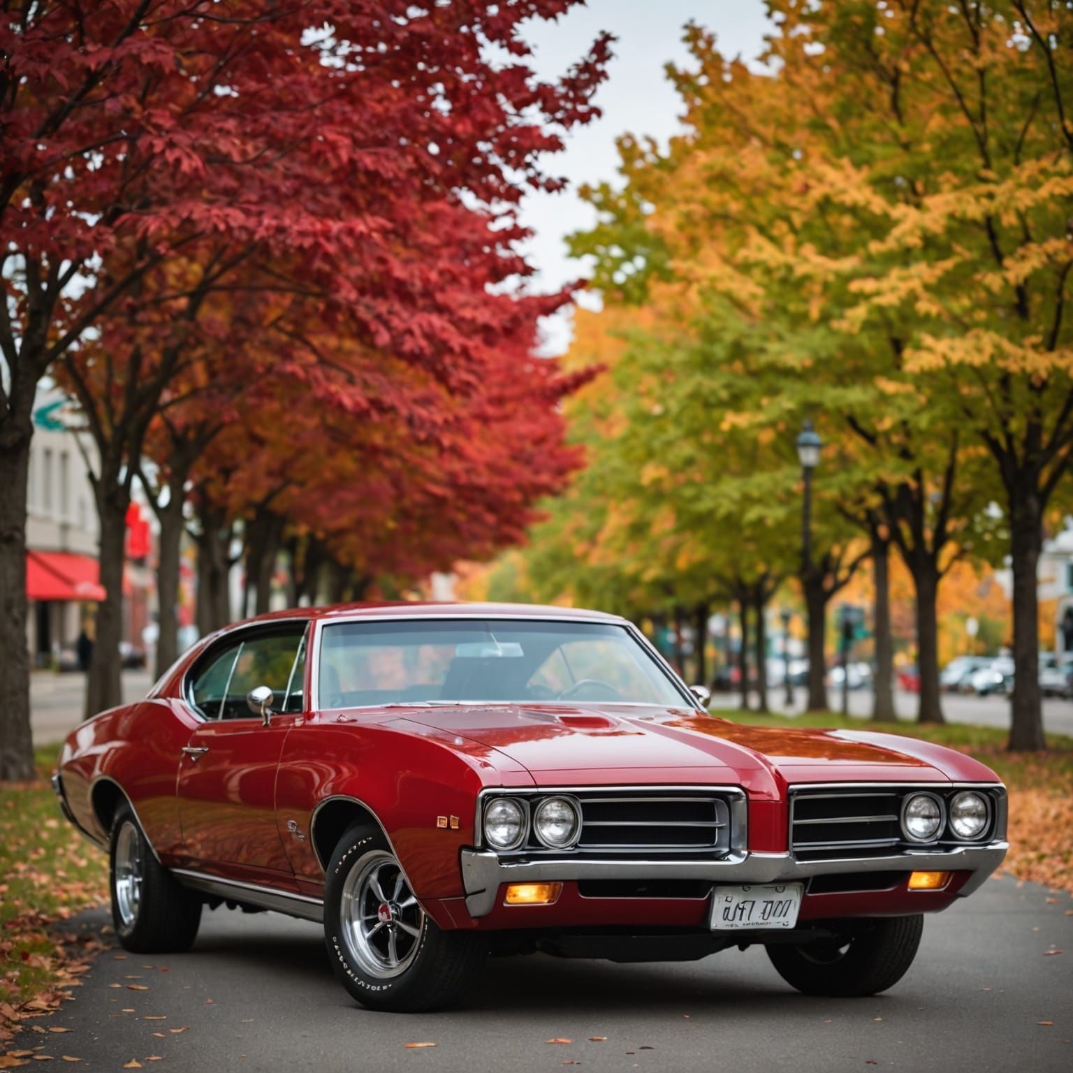 1968 Pontiac GTO in Candy Apple Red