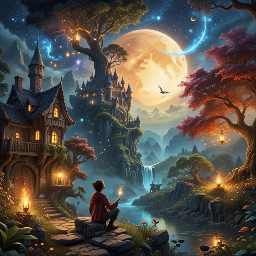 Whimsical Castle of Dreams and Wonder