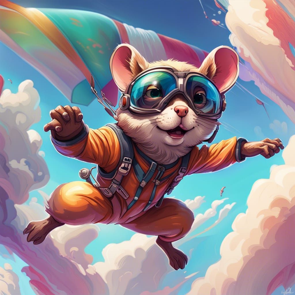 Skydiving Flying Squirrel
