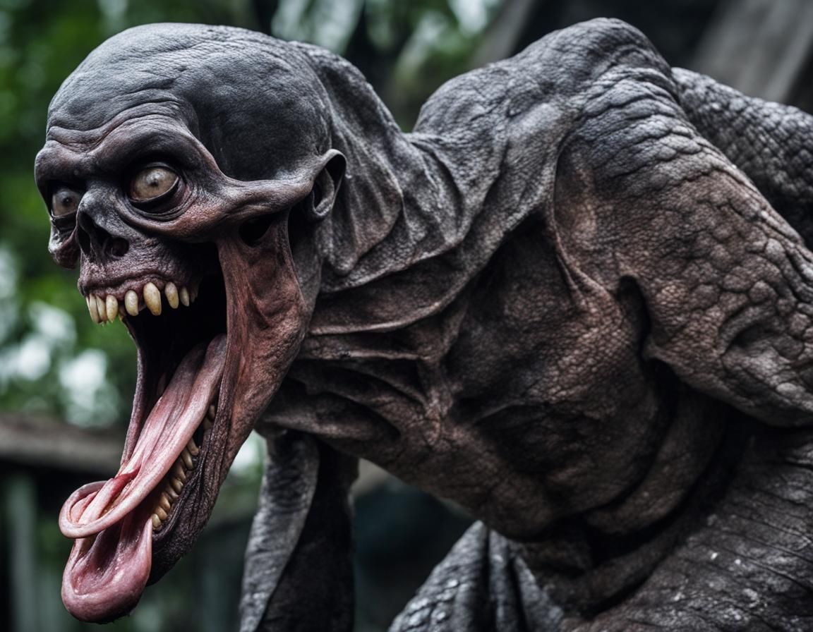 Aswang: Filipino Folklore Monster with Snake Tongue