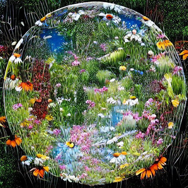 Floral Overgrowth in Ethereal Fantasy Style