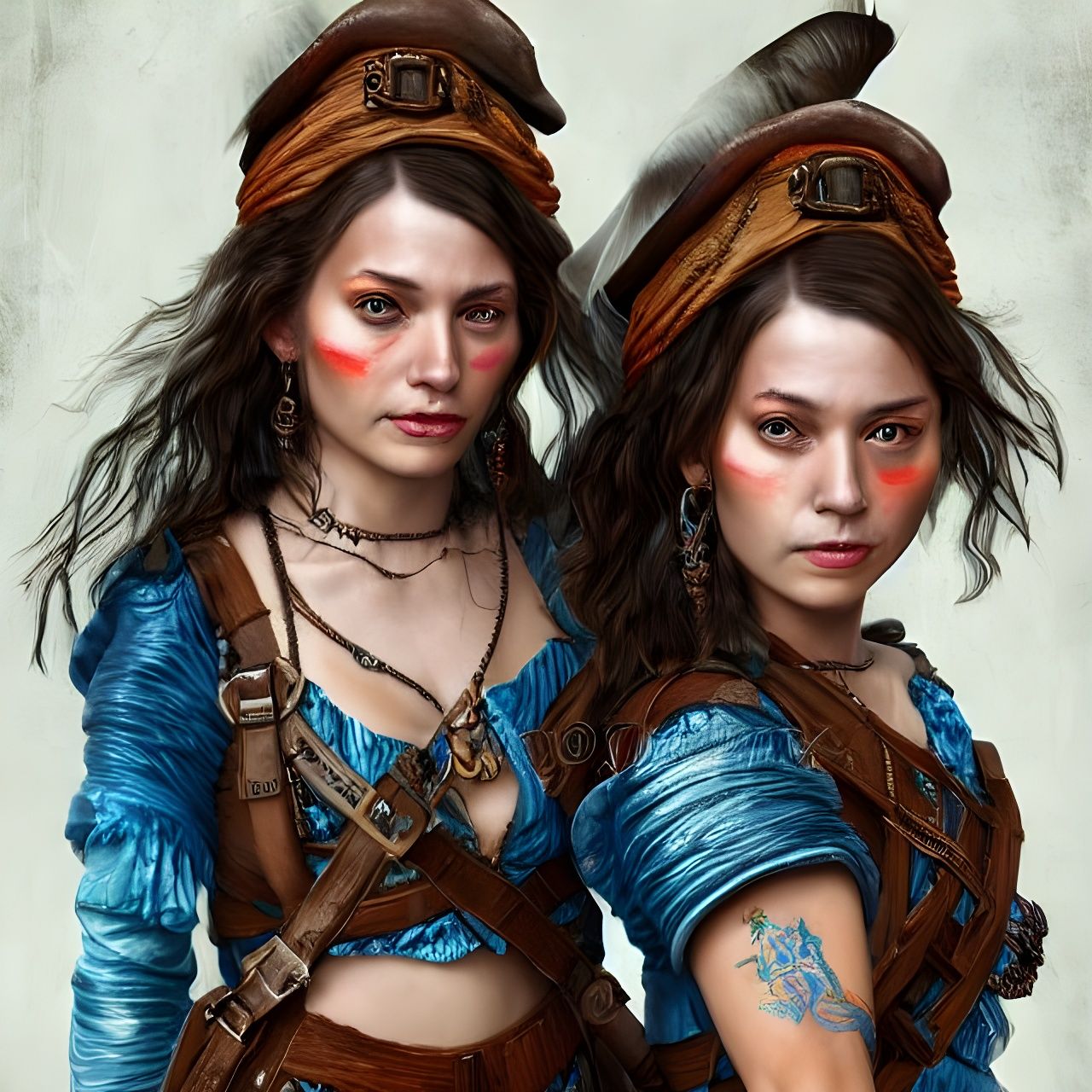 Pirate twins