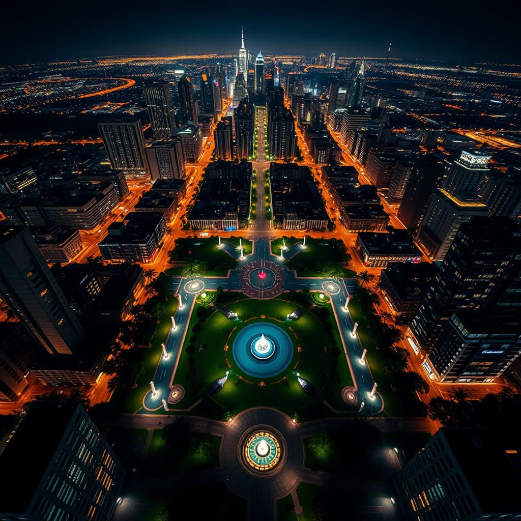 Cityscape at Night, Captured with Professional Photography T...