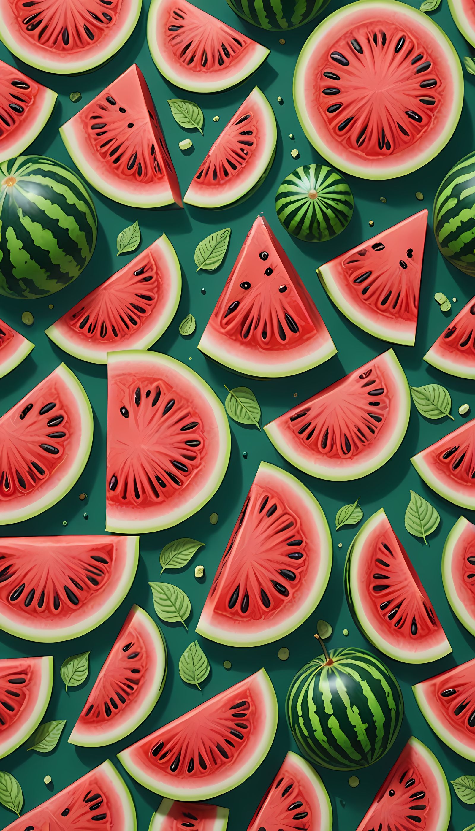 Vibrant Summer Harvest in Neon Dreamscapes