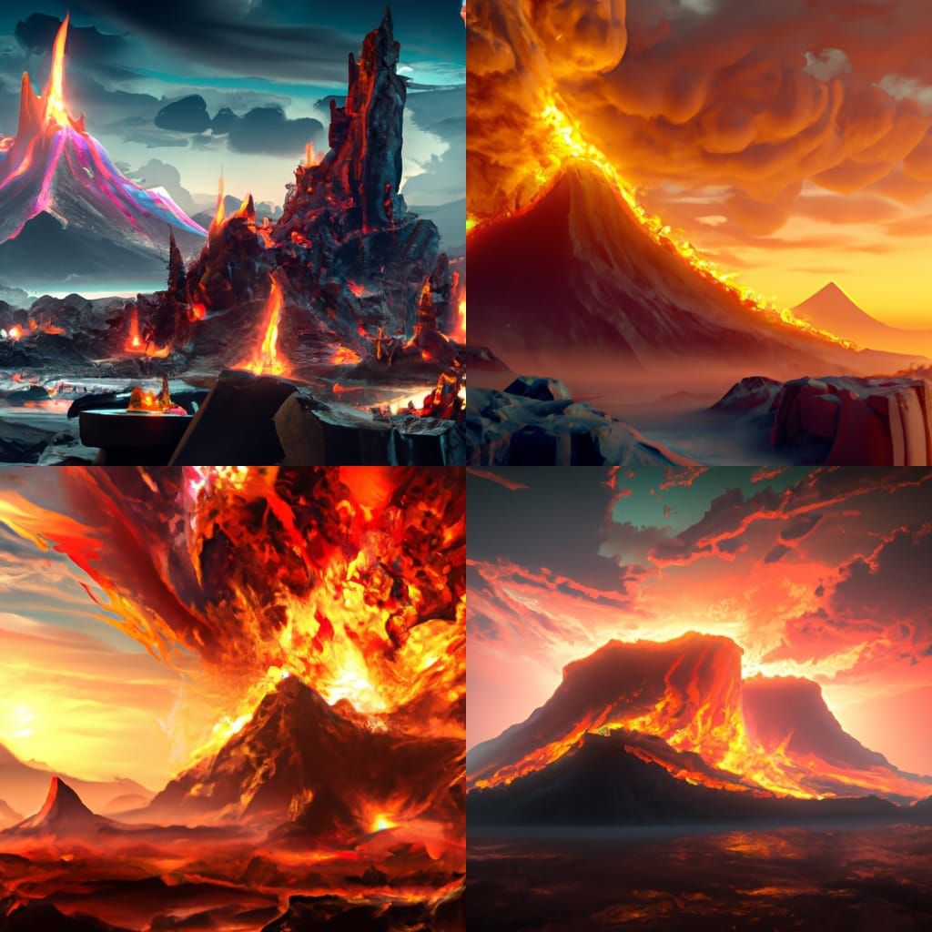 Volcanic Region in Unreal Engine 5