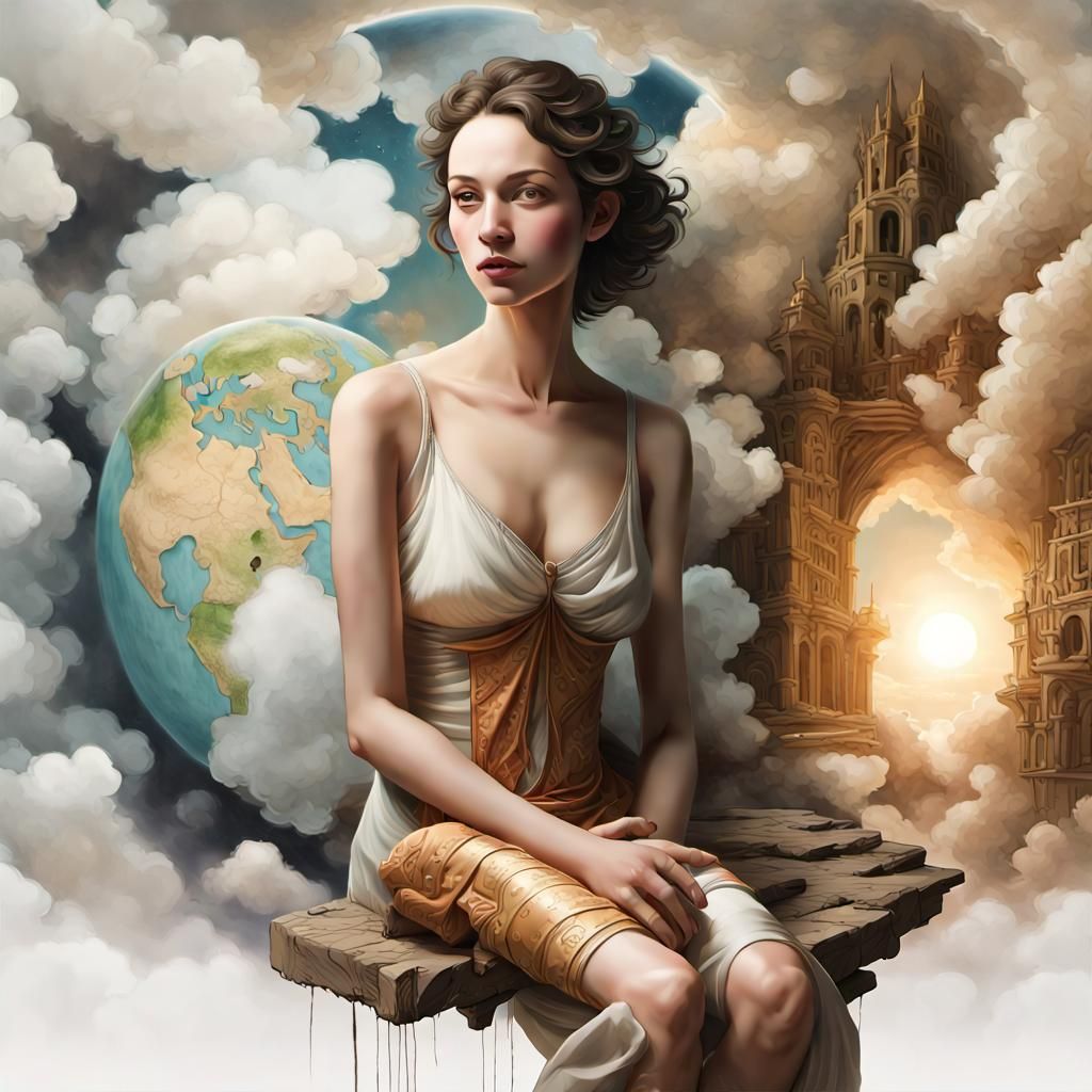 Constructing Reality: A Serene Garden of Self