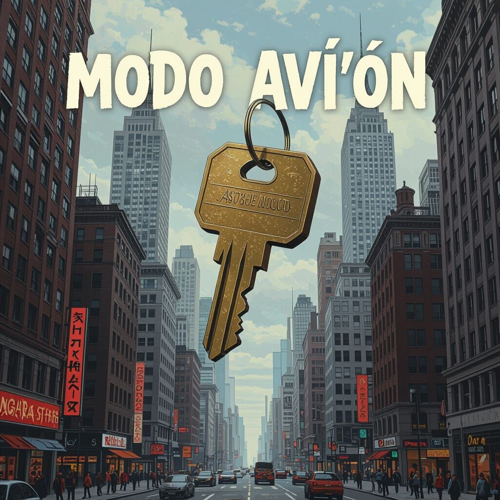 Key in the Sky: Realistic Urban Drawing