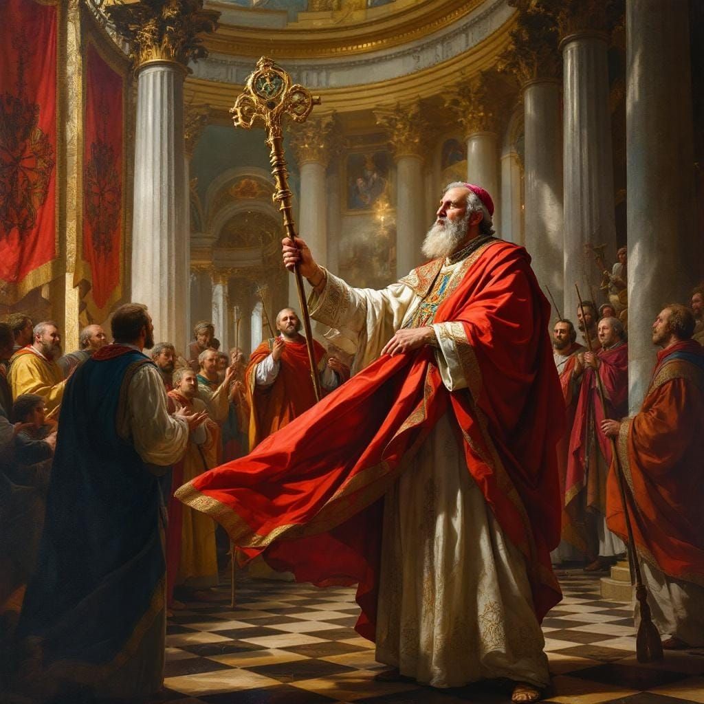 St. Peter with Keys to Heaven in Baroque Style