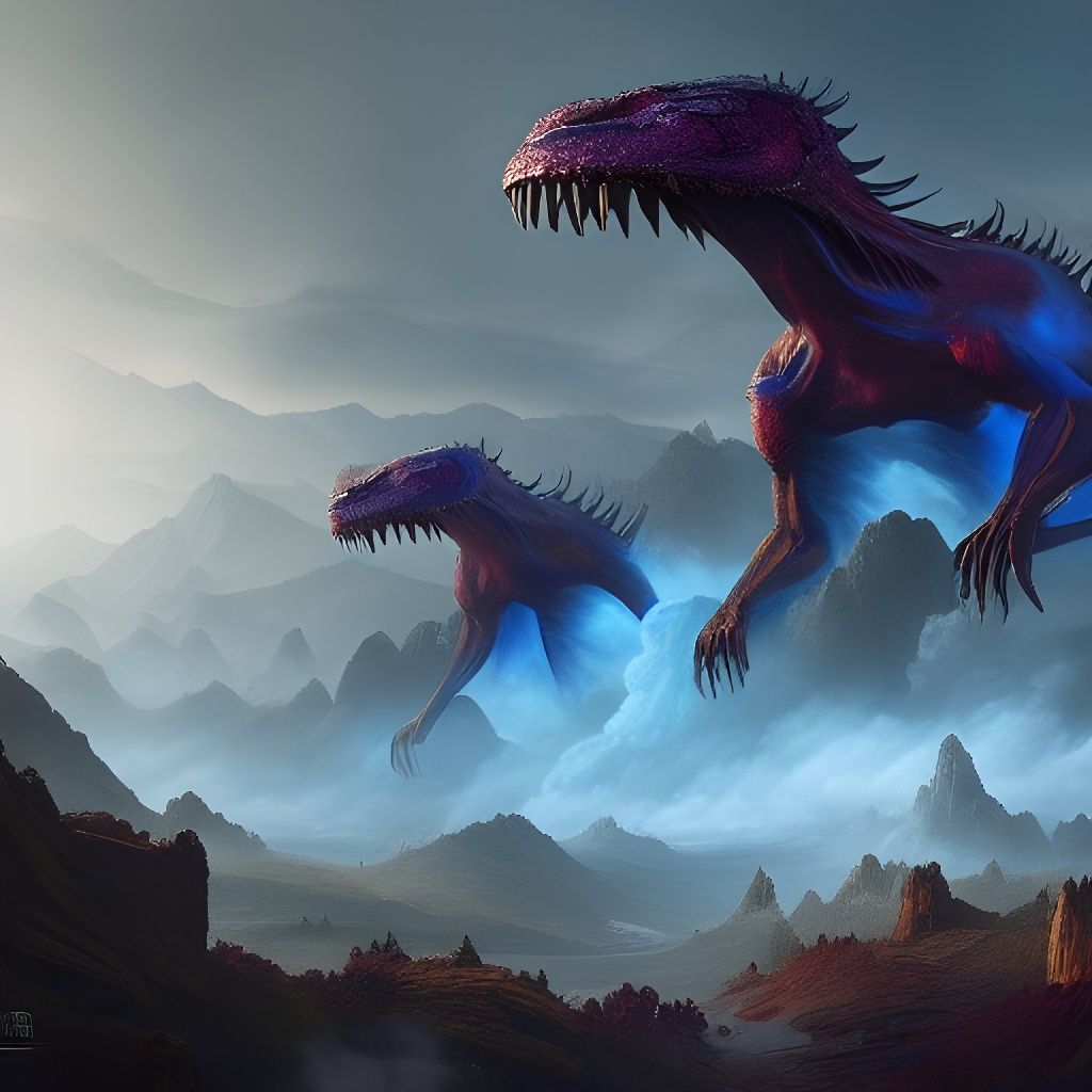 Fantastical Evolution: A Detailed Matte Painting