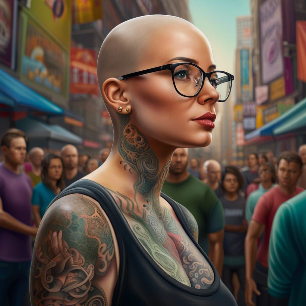 Bald Woman