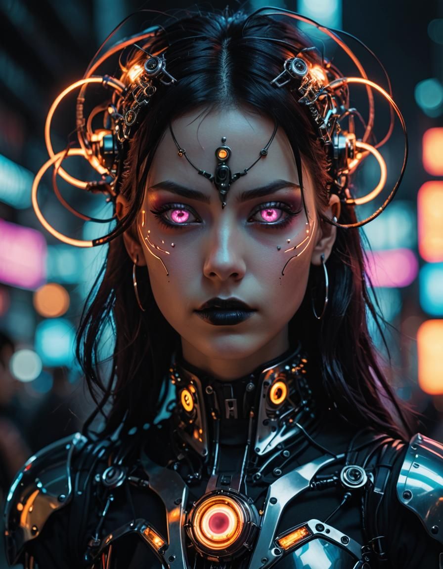 Biopunk Dark Lady