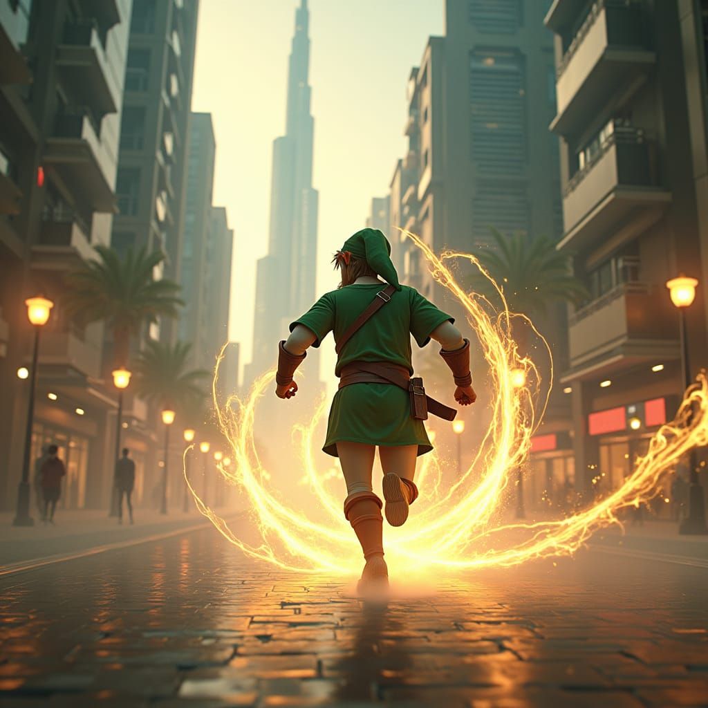 Link in Dubai: Hyrule Meets a Modern Metropolis