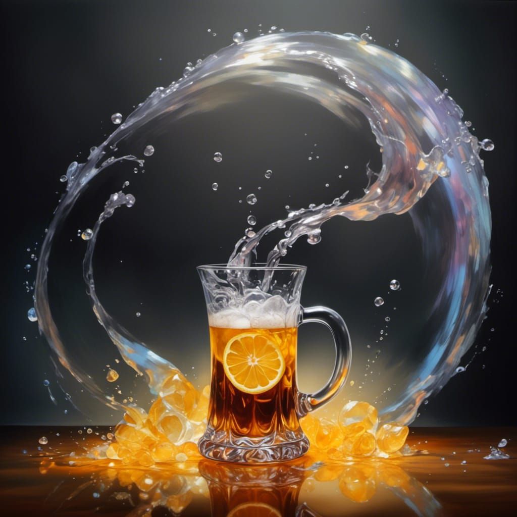 Surreal, Effervescent Drink Descends into Alluring Crystal T...