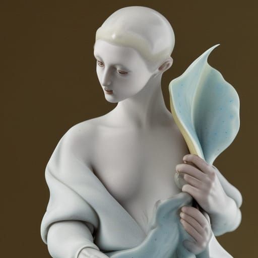 Mouse Stormbringer Figurine: Renaissance and Expressionist S...