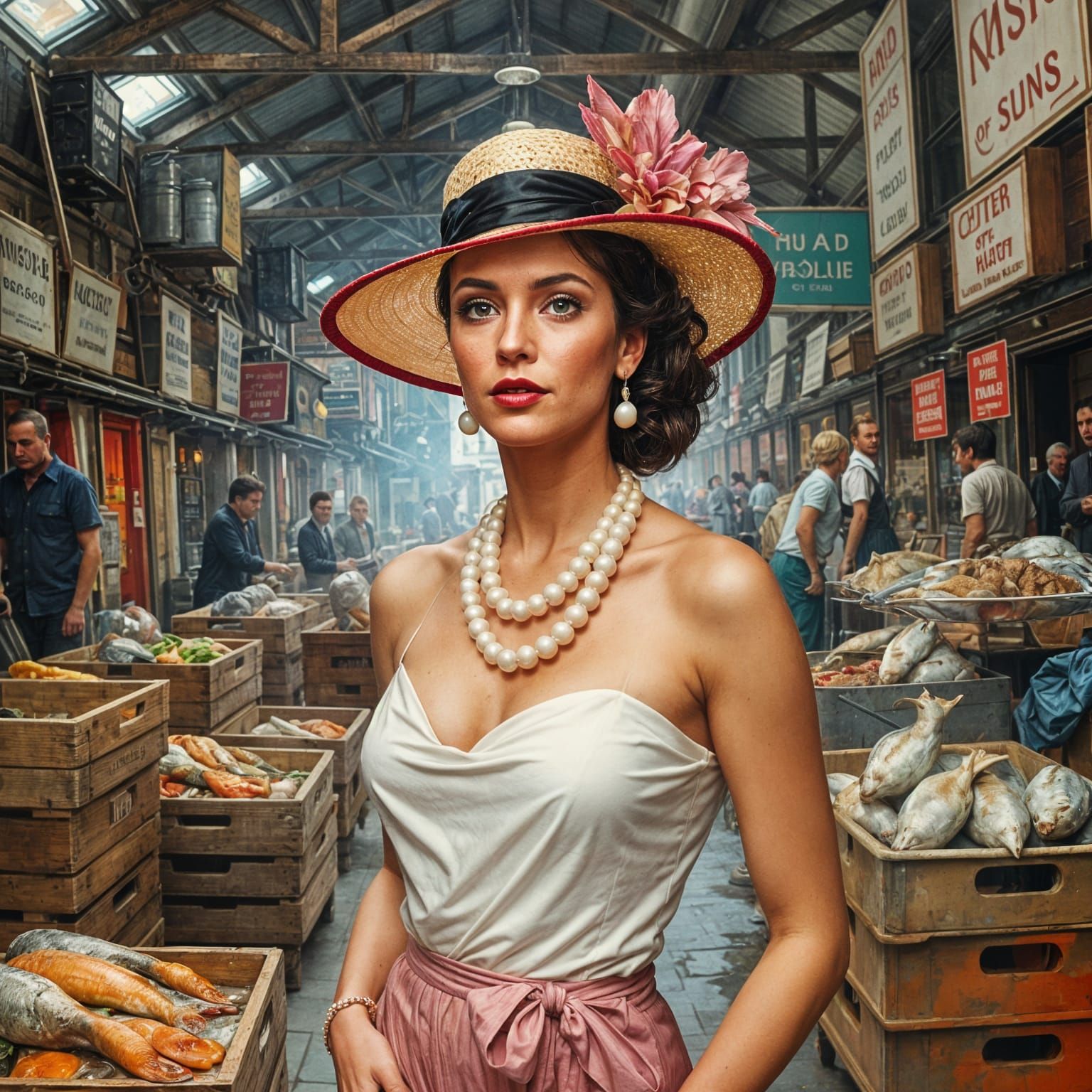 Elegant Woman in an Everyday Setting