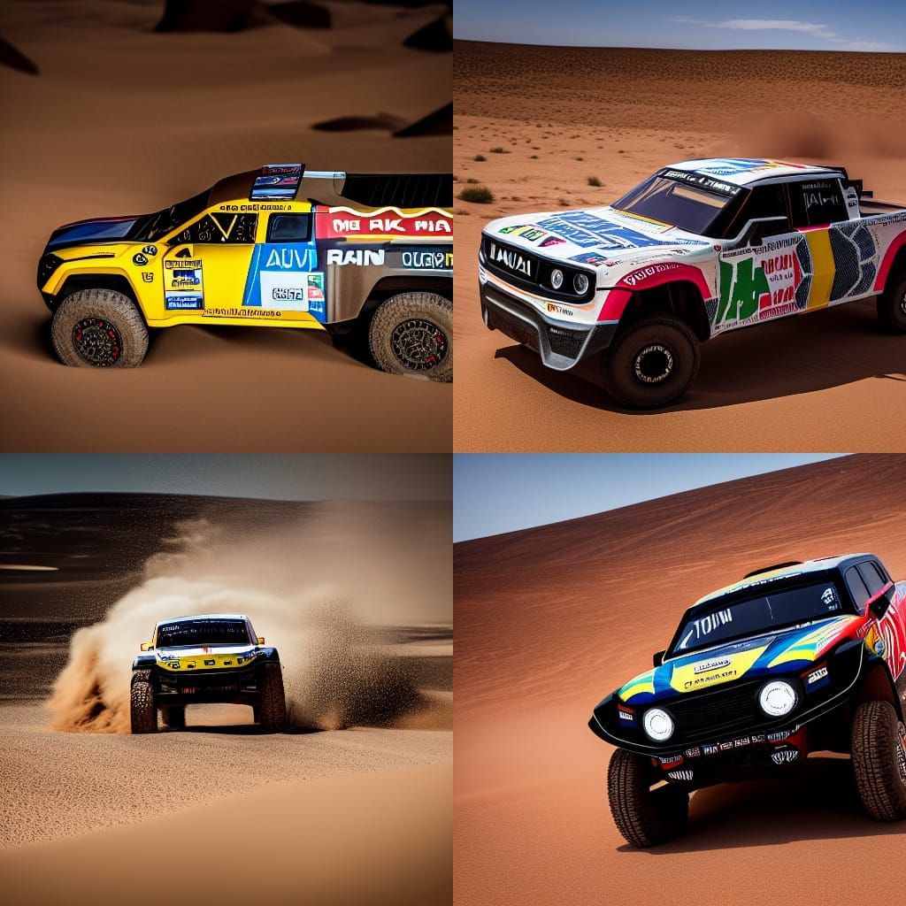 Rivian Dakar Rally Trucks