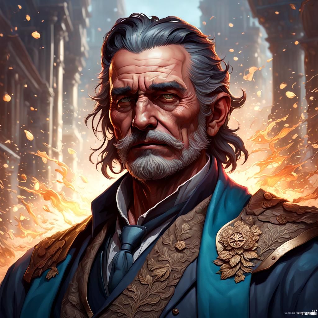 The BagMan Portrait in Hyperdetailed Style